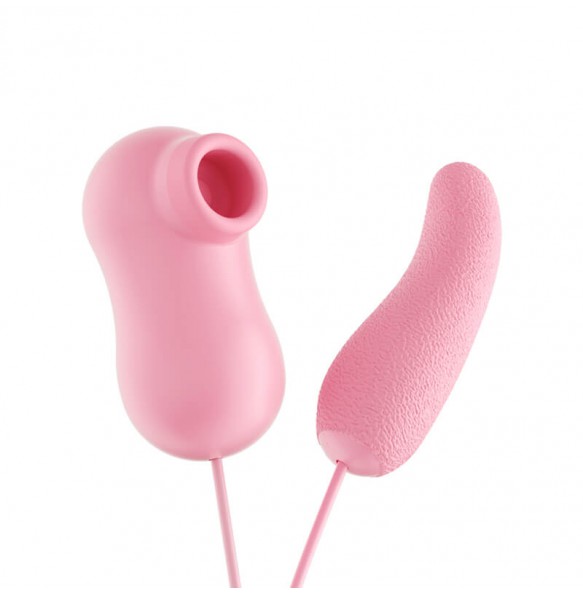 MIKJ - Pleasure Tongue Suction Dual Vibrating Egg (USB Power Supply) MIKJ - Pleasure Tongue Suction Dual Vibrating Egg (USB Power Supply)